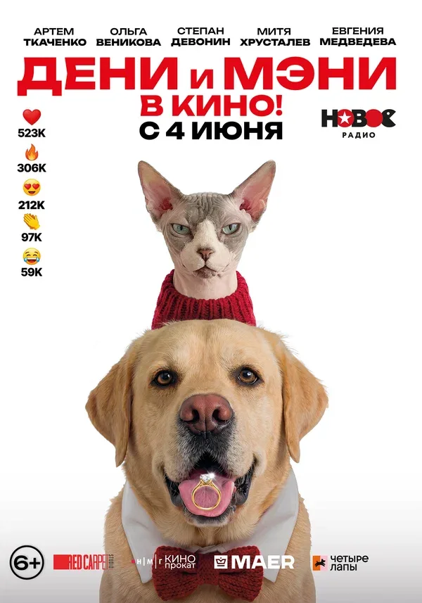 Постер «Дени и Мэни в кино!»