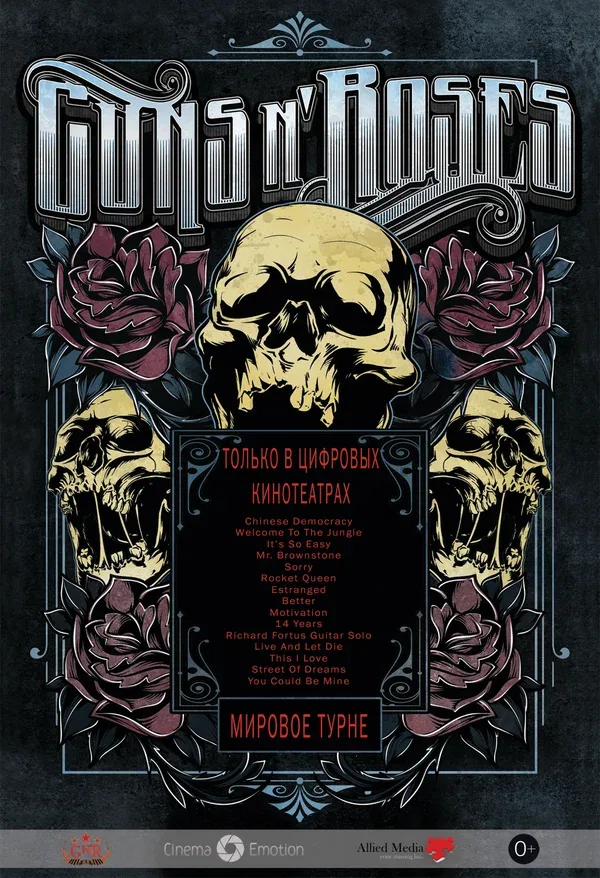 Постер «Guns N 'Roses»