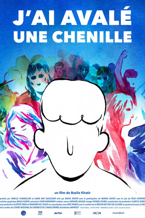 Постер «J’ai avalé une chenille»