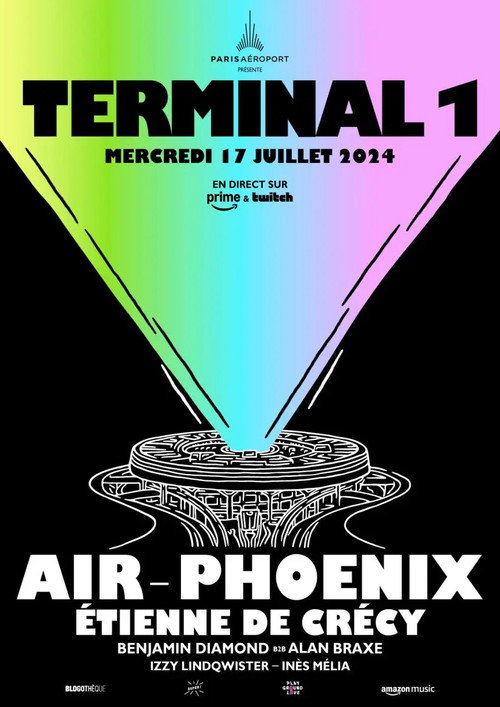 Постер «Terminal 1 : Air, Phoenix et Étienne de Crécy»