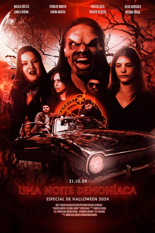 Постер «Uma Noite Demoníaca»