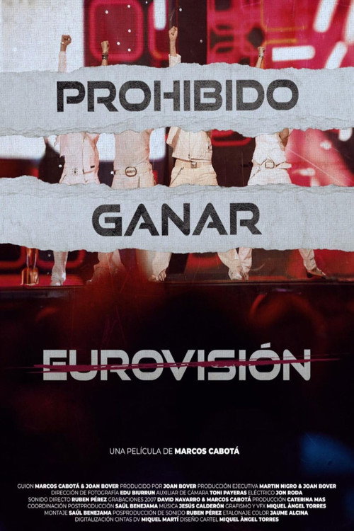 Постер «Prohibido ganar Eurovisión»