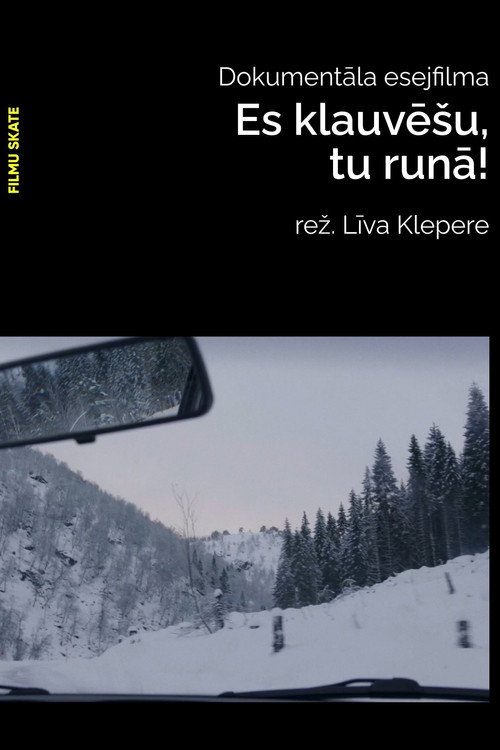Постер «Es klauvēšu, tu runā!»
