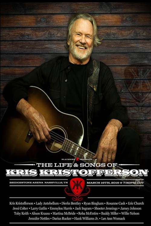 Постер «Kris Kristofferson: Life & Songs»