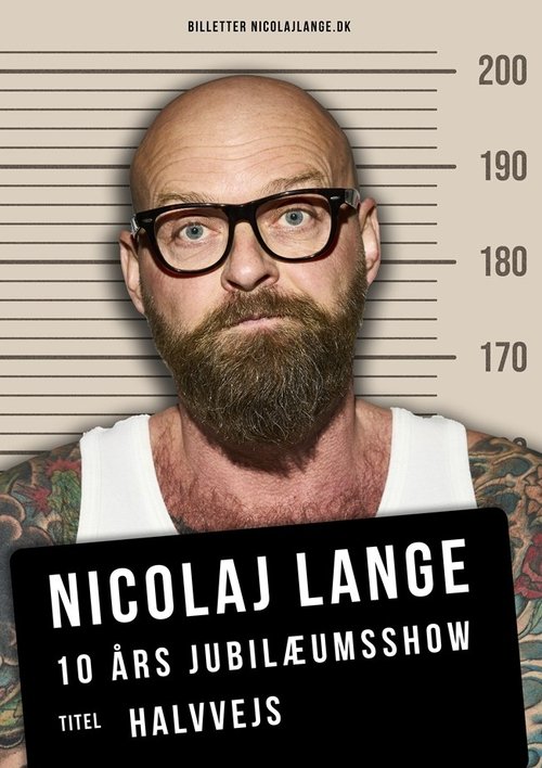 Постер «Nicolaj Lange - Halvvejs»