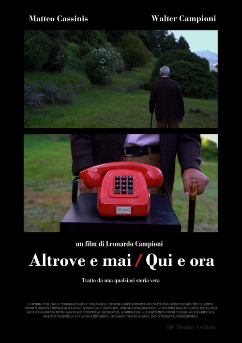 Постер «Altrove e mai/Qui e ora»