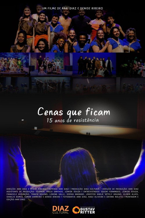 Постер «Cenas que ficam - 15 anos de resistência»