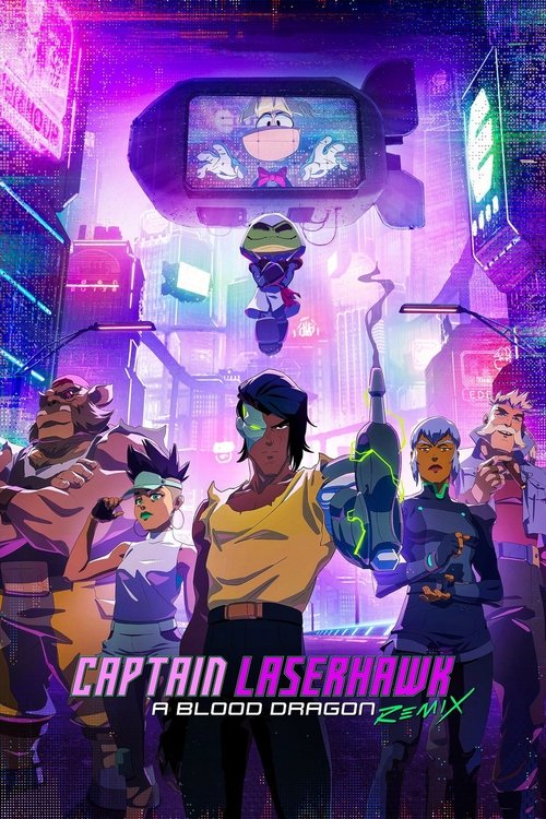 Постер «Капитан Лазерхоук: Blood Dragon Remix»